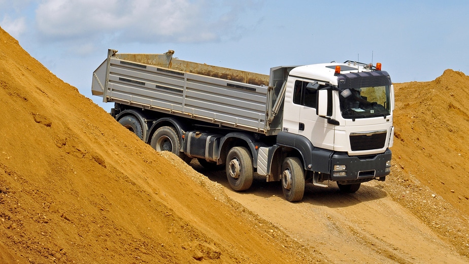 camion chantier - logiciel de pesées